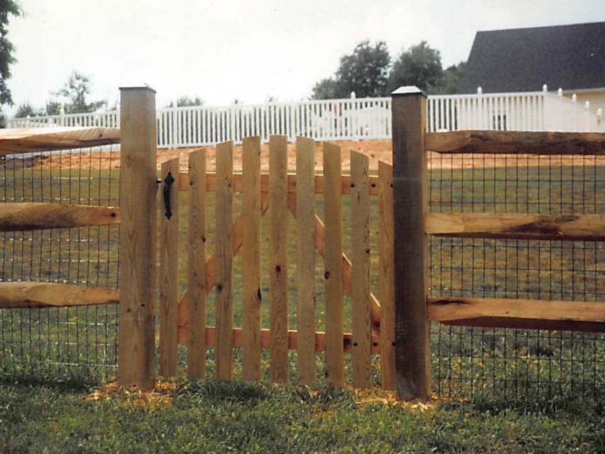 Split Rail Wood Fence Gate Split Rail Wood Fence Gate